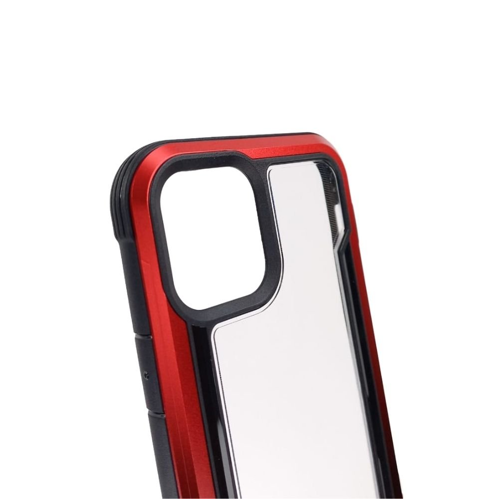 Estuche proteccion xdoria raptic shield for apple iphone 12 pro max color rojo / negro - TOP MOVIL