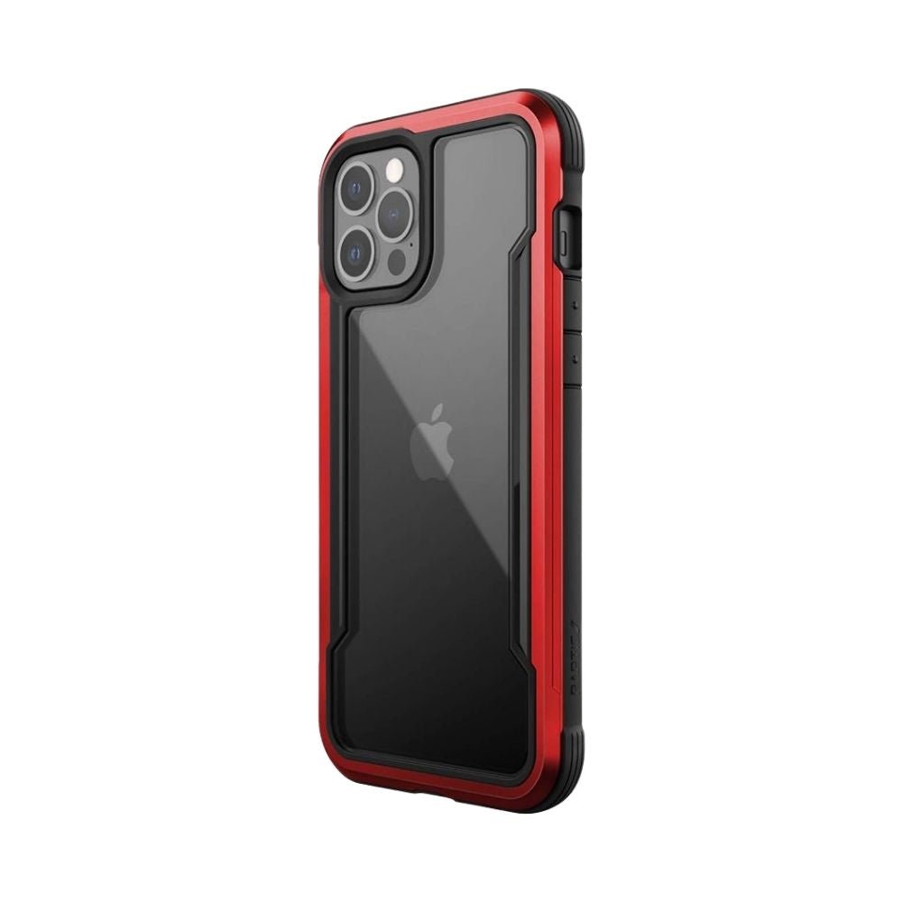 Estuche proteccion xdoria raptic shield for red apple iphone 12 pro max color rojo - TOP MOVIL