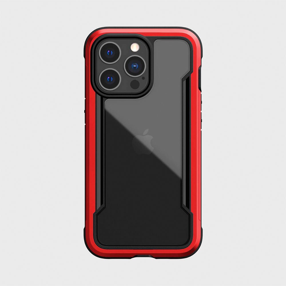 Estuche proteccion xdoria raptic shield pro for apple iphone 13 pro color rojo - TOP MOVIL