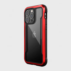 Estuche proteccion xdoria raptic shield pro for apple iphone 13 pro color rojo - TOP MOVIL