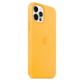 estuche silicon apple iphone 14 color amarillo - TOP MOVIL