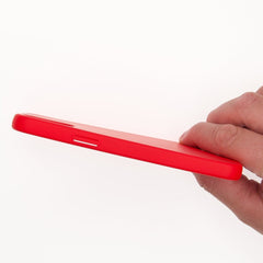 Estuche silicon el rey silicon apple iphone 12 mini color rojo - TOP MOVIL