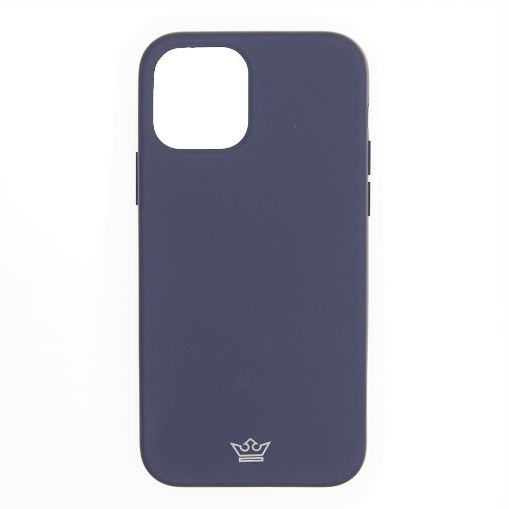 estuche silicon el rey silicon apple iphone 12 pro max color azul marino - TOP MOVIL