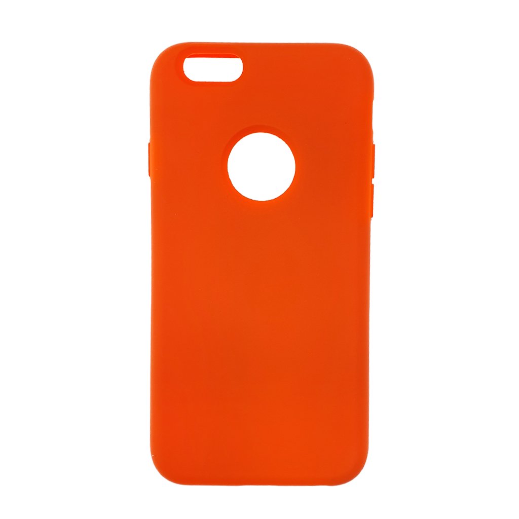 estuche silicon el rey silicon apple iphone 6 color naranja - TOP MOVIL