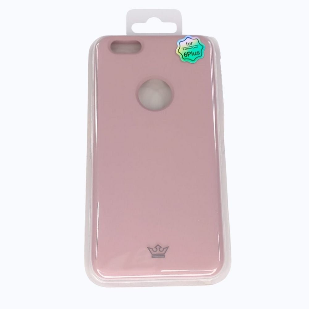 estuche silicon el rey silicon apple iphone 6 plus color rosado - TOP MOVIL