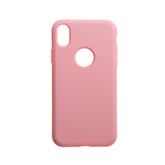 estuche silicon el rey silicon apple iphone xs color rosado - TOP MOVIL