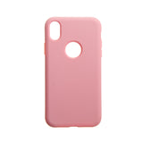 Estuche silicon el rey silicon apple iphone xs color rosado - TOP MOVIL