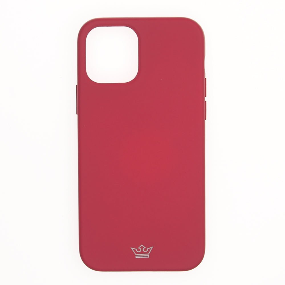 estuche silicon el rey silicon rose red apple iphone 12 mini color rojo - TOP MOVIL