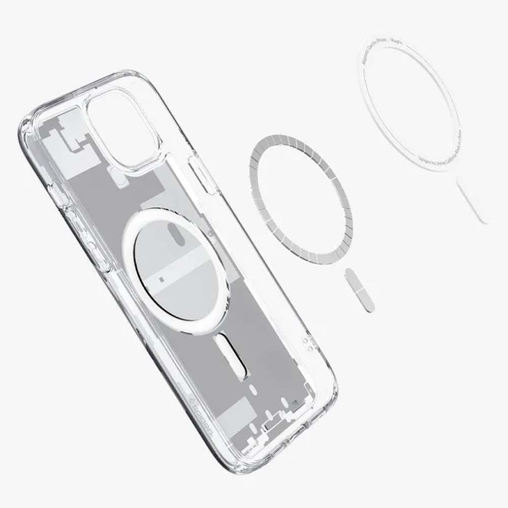 Estuche spigen magsafe iphone 14 pro ultra hybrid zero one color transparente - TOP MOVIL