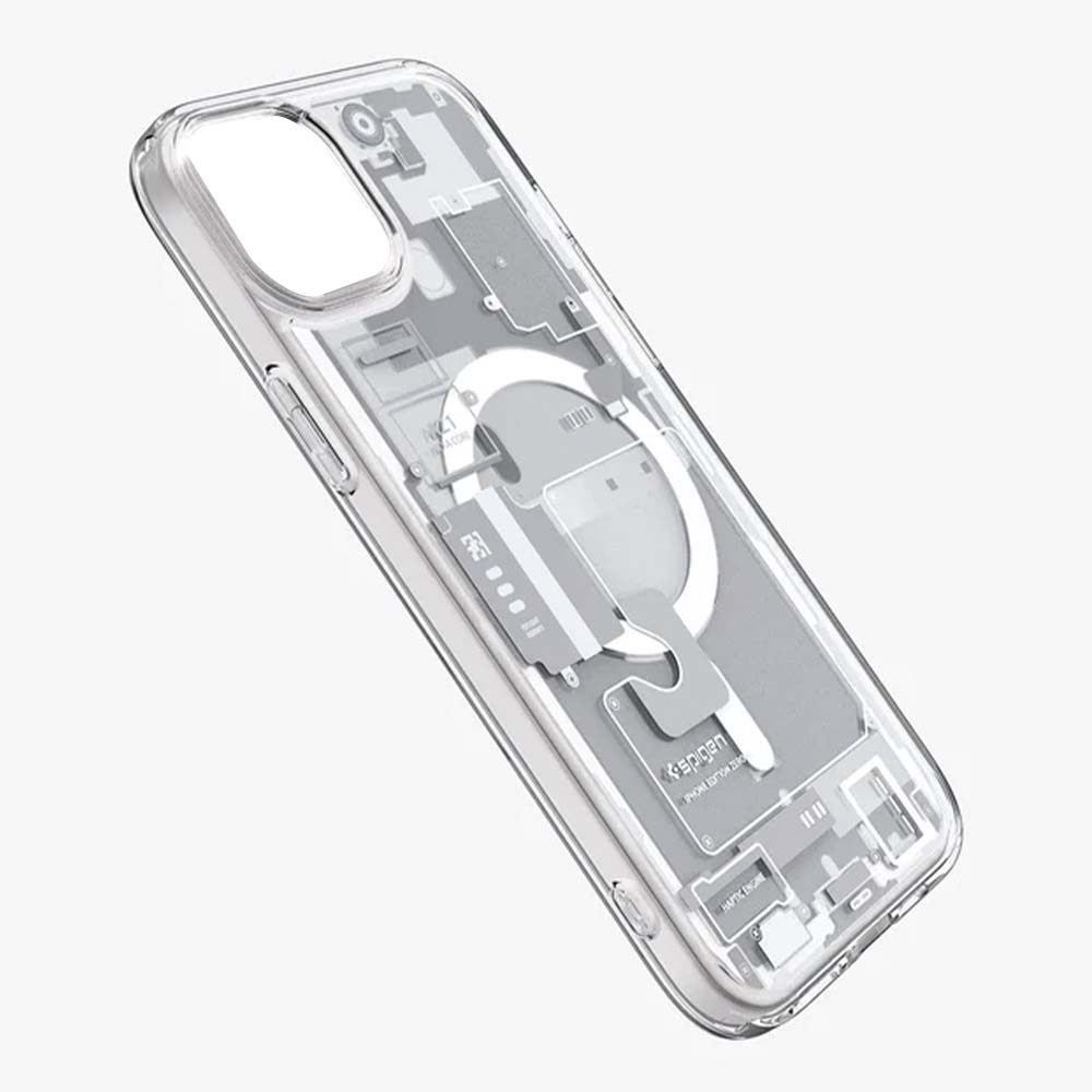 Estuche spigen magsafe iphone 14 pro ultra hybrid zero one color transparente - TOP MOVIL