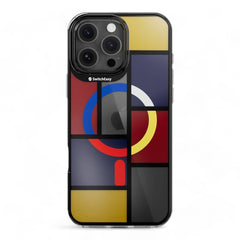 Estuche switcheasy artist iphone 16 pro artist m 3d patterned shockproof case mondrian color multicolor - TOP MOVIL