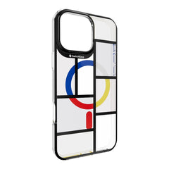 Estuche switcheasy artist iphone 16 pro artist m 3d patterned shockproof case mondrian color multicolor - TOP MOVIL