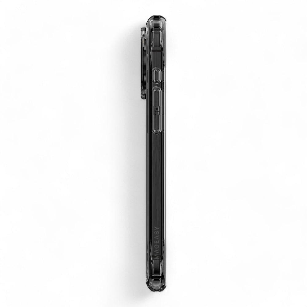 Estuche switcheasy atom iphone 16 pro atoms m shockproof protective clear case ash color gris - TOP MOVIL
