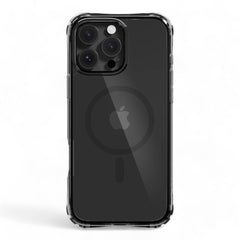 Estuche switcheasy atom iphone 16 pro atoms m shockproof protective clear case ash color gris - TOP MOVIL