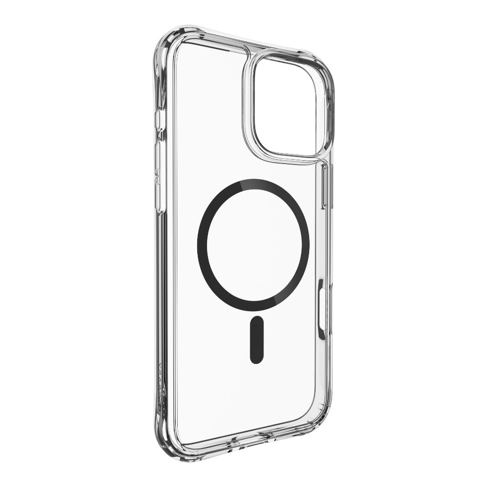 Estuche switcheasy atom iphone 16 pro atoms m shockproof protective clear case ash color gris - TOP MOVIL