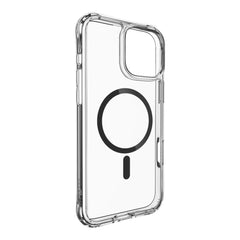 Estuche switcheasy atom iphone 16 pro atoms m shockproof protective clear case ash color gris - TOP MOVIL