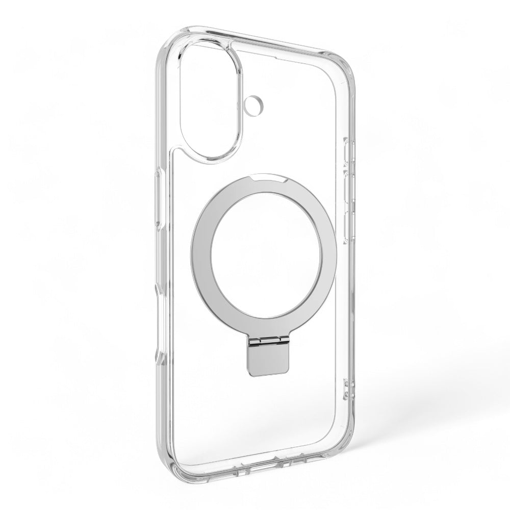 Estuche switcheasy magstand iphone 16 magstand m stand guard protective case color transparente - TOP MOVIL