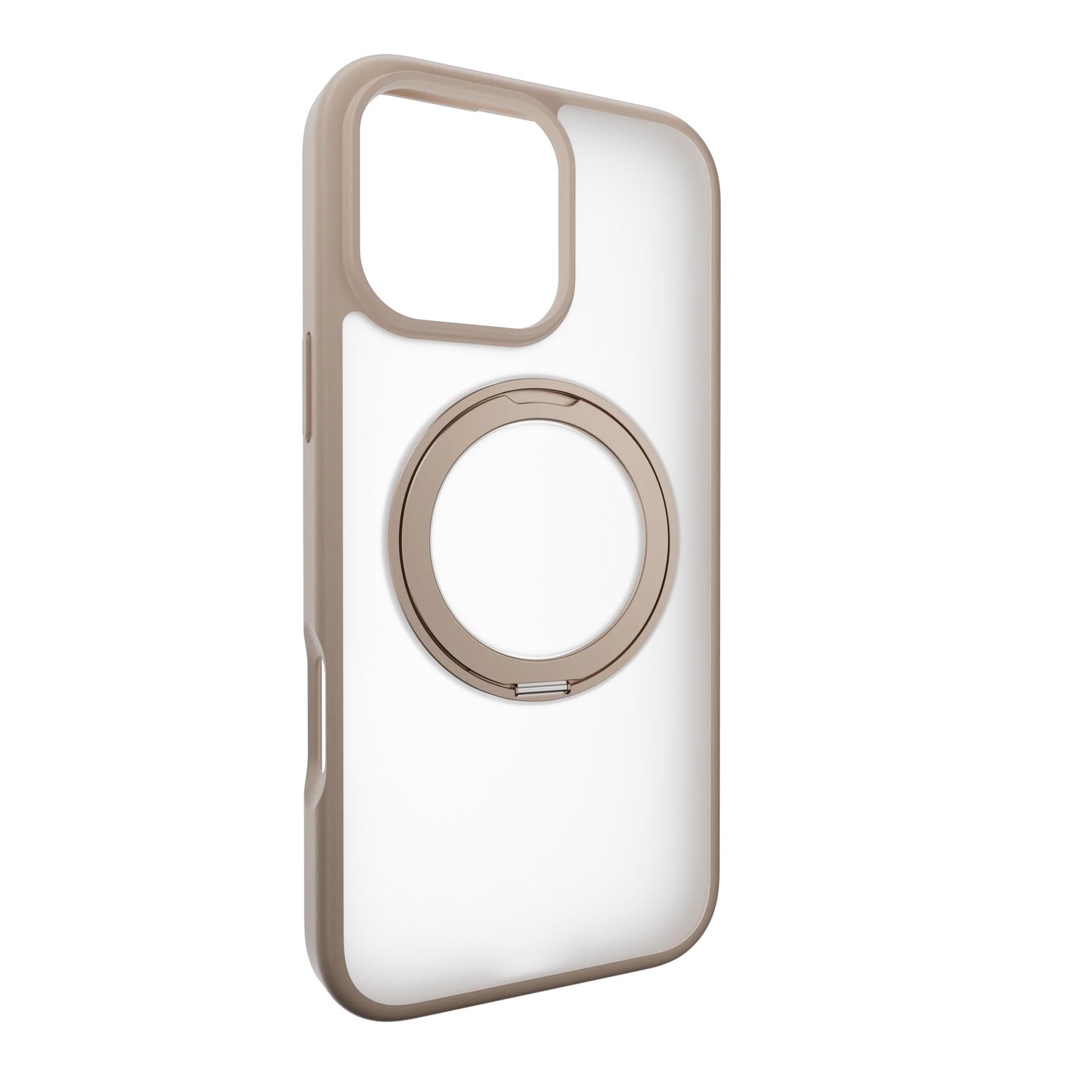 Estuche switcheasy magstand iphone 16 pro magstand 360 m rotating ring protective case color rosado arena - TOP MOVIL
