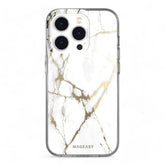 Estuche switcheasy marble iphone 14 pro max champagne white color blanco - TOP MOVIL