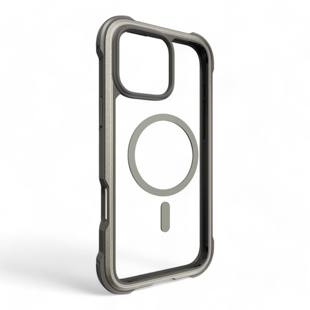 Estuche switcheasy odyssey iphone 16 pro max odyssey m rugged utility protective case metal silver color plateado - TOP MOVIL