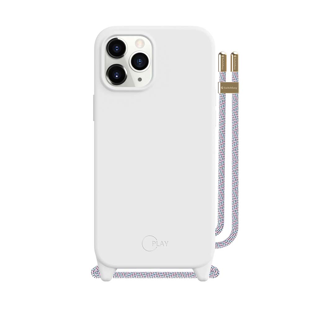 Estuche switcheasy play iphone 12 pro max con strap color blanco - TOP MOVIL