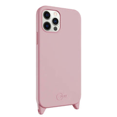 Estuche switcheasy play iphone 12 pro max con strap color rosado - TOP MOVIL