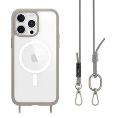 Estuche switcheasy roam iphone 15 pro m + strap color gris - TOP MOVIL