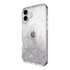 Estuche switcheasy skin iphone 16 plus starfield m 3d glitter shockproof case for 2024 iphone 2 lenses large color transparente - TOP MOVIL