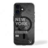 Estuche switcheasy skin iphone 16 plus urban m 3d patterned shockproof case color transparente/negro - TOP MOVIL