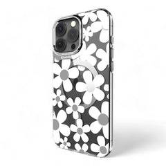 Estuche switcheasy skin iphone 16 pro fleur m 3d patterned shockproof case color blanco - TOP MOVIL