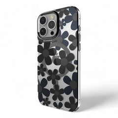 Estuche switcheasy skin iphone 16 pro fleur m 3d patterned shockproof case color negro - TOP MOVIL