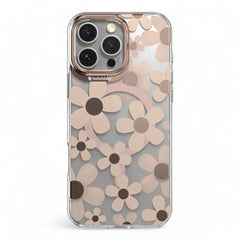Estuche switcheasy skin iphone 16 pro fleur m 3d patterned shockproof case rosž color rosado arena - TOP MOVIL