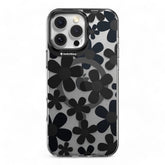 Estuche switcheasy skin iphone 16 pro max fleur m 3d patterned shockproof case black color multicolor - TOP MOVIL