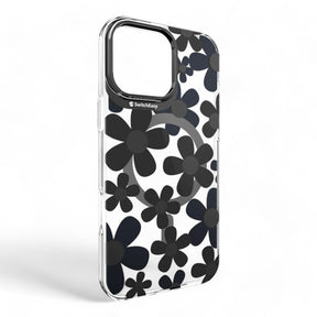 Estuche switcheasy skin iphone 16 pro max fleur m 3d patterned shockproof case black color multicolor - TOP MOVIL