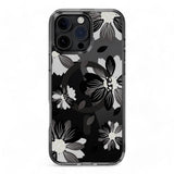 Estuche switcheasy skin iphone 16 pro max style m pattern shockproof case black flower color multicolor - TOP MOVIL