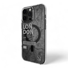 Estuche switcheasy skin iphone 16 pro max urban m 3d patterned shockproof case nyc color transparente/negro - TOP MOVIL