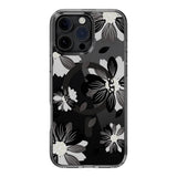 Estuche switcheasy skin iphone 16 pro style m pattern shockproof case for 2024 iphone 3 lenses black flower color multicolor - TOP MOVIL