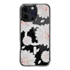 Estuche switcheasy skin iphone 16 pro style m pattern shockproof case for 2024 iphone 3 lenses white flower color multicolor - TOP MOVIL