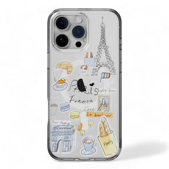 Estuche switcheasy skin iphone 16 pro style m pattern shockproof case paris color multicolor - TOP MOVIL