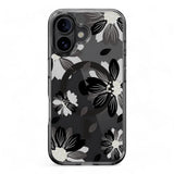 Estuche switcheasy skin iphone 16 style m pattern shockproof case black flower color multicolor - TOP MOVIL