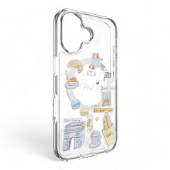 Estuche switcheasy skin iphone 16 style m pattern shockproof case paris color multicolor - TOP MOVIL