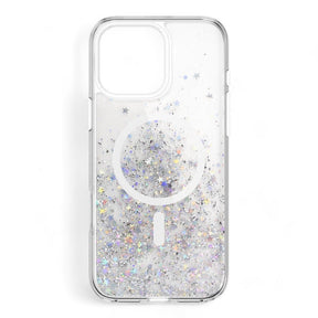 Estuche switcheasy starfield iphone 16 pro max starfield m 3d glitter shockproof case transparent color transparente - TOP MOVIL