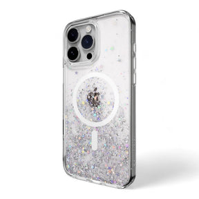 Estuche switcheasy starfield iphone 16 pro max starfield m 3d glitter shockproof case transparent color transparente - TOP MOVIL