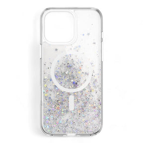 Estuche switcheasy starfield iphone 16 pro starfield m 3d glitter shockproof case color transparente - TOP MOVIL