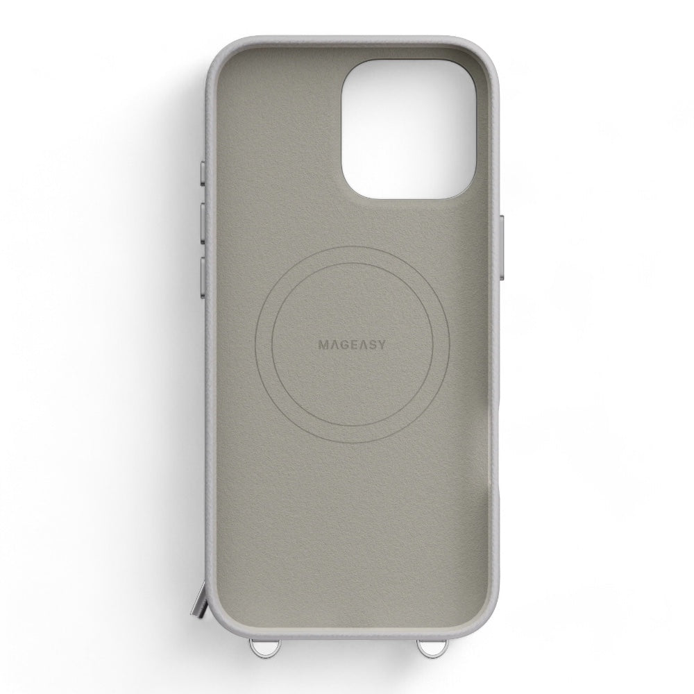 Estuche switcheasy wallet iphone 16 pro pouch m wallet phone case with stand color gris - TOP MOVIL