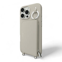 Estuche switcheasy wallet iphone 16 pro pouch m wallet phone case with stand starlight color multicolor - TOP MOVIL