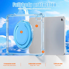 Estuche transparent b series modelo ipad 10 th color celeste con strap - TOP MOVIL