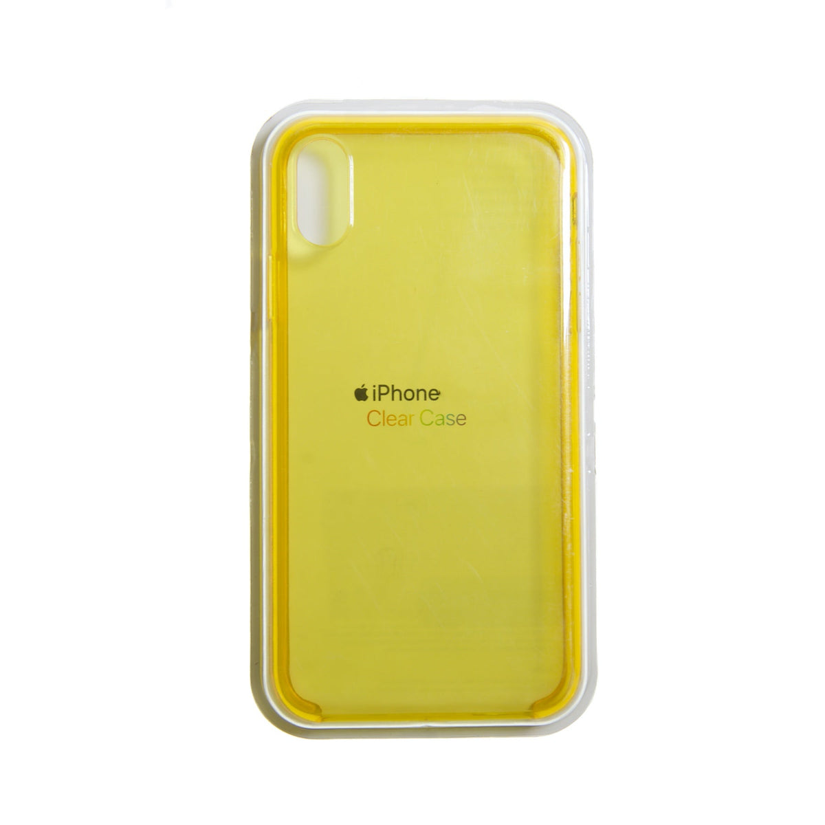 estuche transparente apple iphone 6 , iphone 6s color amarillo / transparente - TOP MOVIL