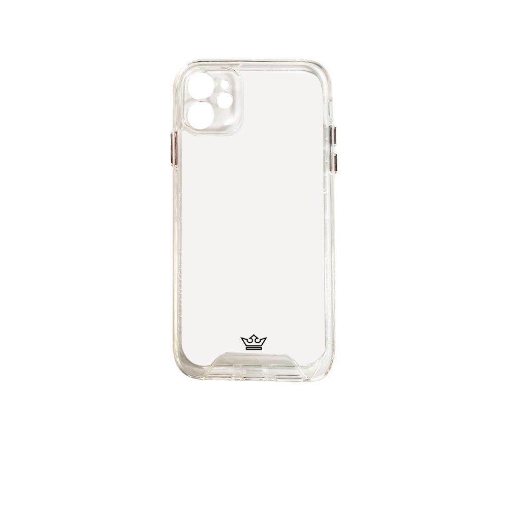 estuche transparente el rey con botones grises apple iphone 11 color transparente - TOP MOVIL