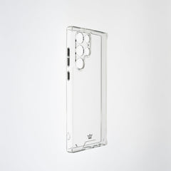 Estuche transparente el rey con botones samsung s22 ultra color gris / transparente - TOP MOVIL